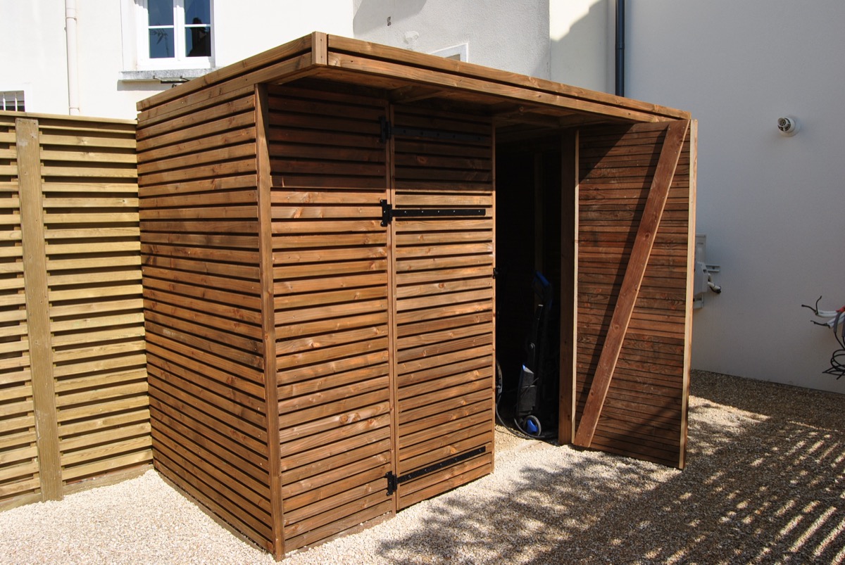 pose abri de jardin