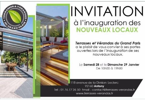 Portes ouvertes : Inauguration des nouveaux locaux d'Antony . Terrasse bois 92