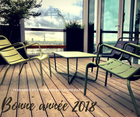 Bonne année 2018 , que vos projets de terrasse bois deviennent réalités avec notre équipe 