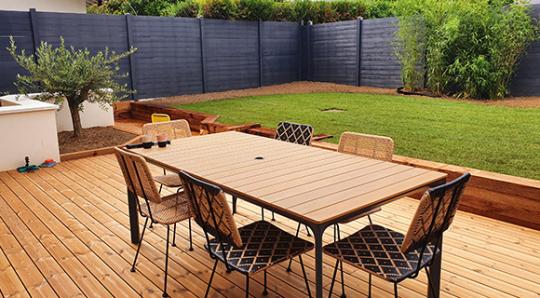 Installation terrasse