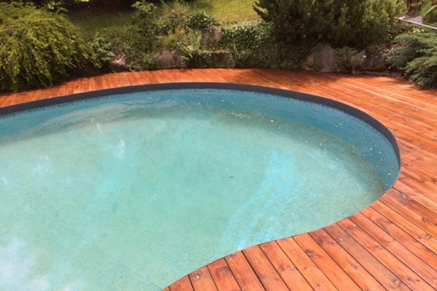 Pourtour de piscine en bois 92