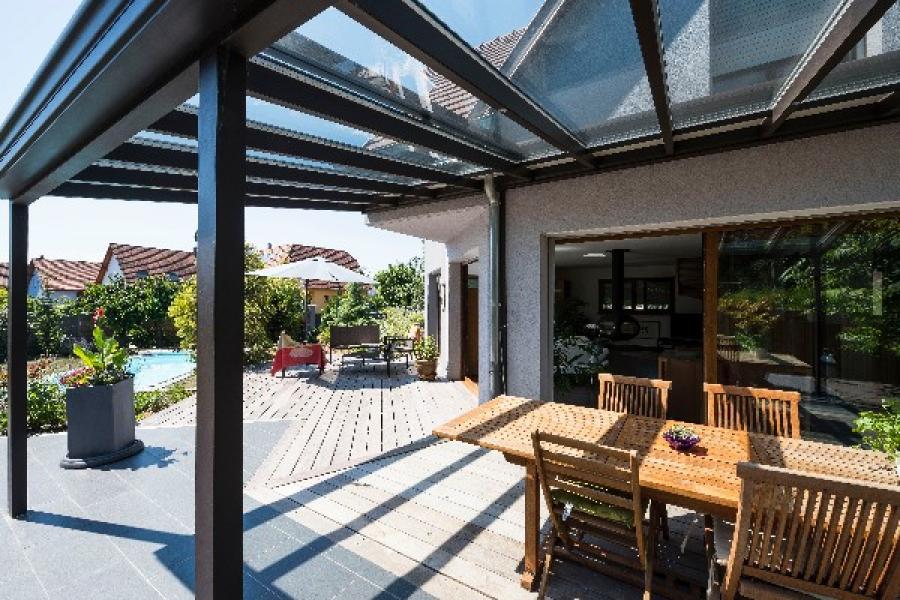 Pergola terrasse Verriere le Buisson 91