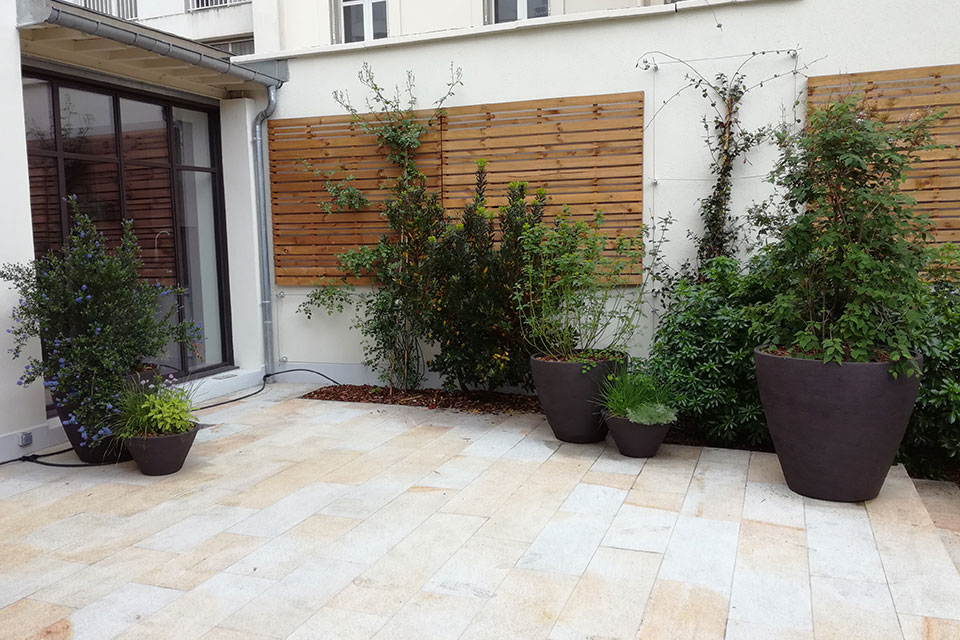 Pose de terrasse en bois